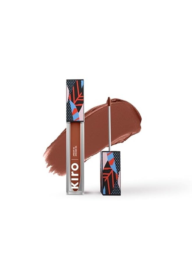 Kiro Non-Stop Airy Matte Liquid Lipstick - Nude Espresso, 5ml | Super-Pigmented, Long-Lasting, hydrating | Waterproof, Smudge-Proof, Lightweight | Infused with Avocado & Apricot Oil - Image 1